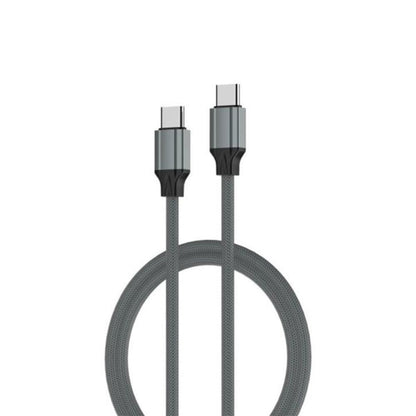LDNIO LC441C 65W USB-C to USB-C Fast Charging & Data Cable | 1 Meter | Power Delivery | Grey