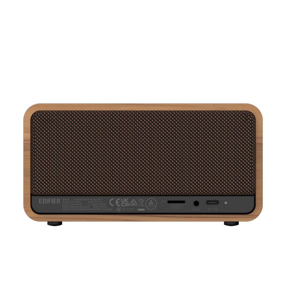 Edifier MP230 | Retro Tabletop Bluetooth Speaker | 20W RMS | Bluetooth 5.0 | Wooden Enclosure | TF/AUX/USB-C