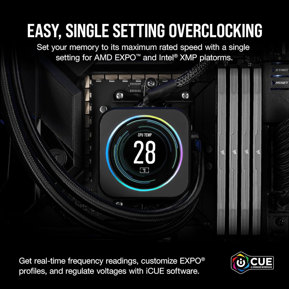 CORSAIR VENGEANCE 32GB (1x32GB) DDR5 6000MT/s CL38 Desktop Memory | High-Performance RAM | Grey
