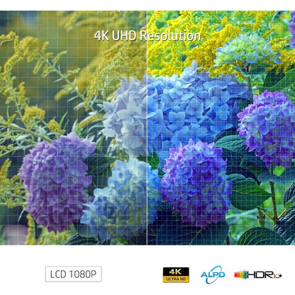 HP BP5000 4K Ultra Short Throw Laser Projector | Native 4K UHD | 2,000 ANSI Lumens | 0.23:1 UST | HDR10 | MEMC | >90% DCI-P3 | 30W Stereo Audio