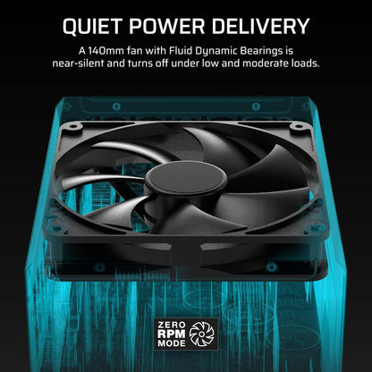 CORSAIR HX1500i SHIFT | 1500W Fully Modular Platinum ATX 3.1 Digital Power Supply (PCIe 5.1, iCUE LINK)
