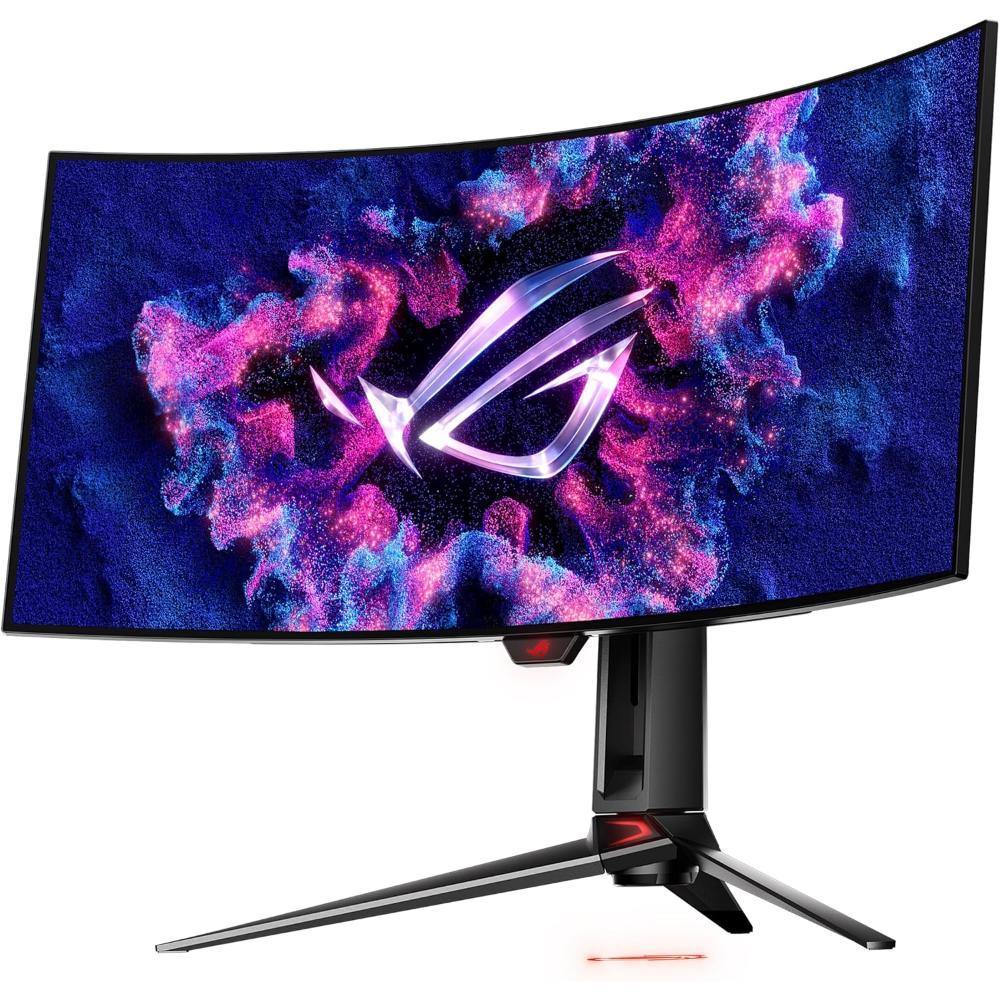 ASUS ROG Swift OLED PG34WCDM | 34-inch Curved OLED Gaming Monitor (UWQHD, 240Hz, 0.03ms, G-SYNC Compatible, HDR True Black 400, USB-C 90W)