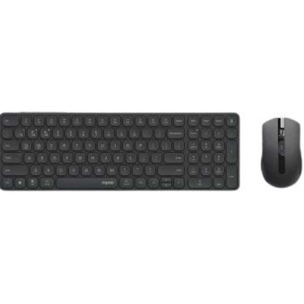 Rapoo 9350S Multi-Mode Wireless Combo | Ultra-Slim Keyboard & Mouse, Bluetooth + 2.4GHz, Multi-Device, Silent Operation