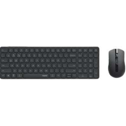 Rapoo 9350S Multi-Mode Wireless Combo | Ultra-Slim Keyboard & Mouse, Bluetooth + 2.4GHz, Multi-Device, Silent Operation