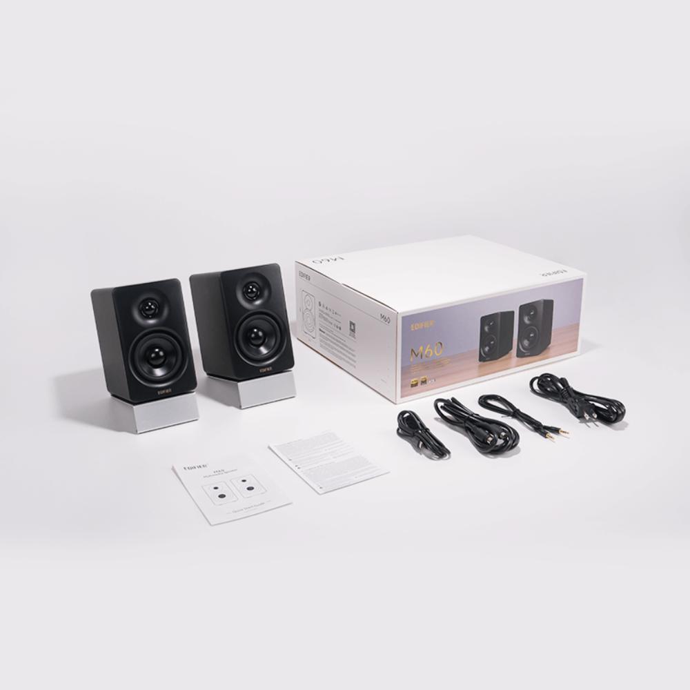 Edifier M60 Compact Desktop Speakers | 66W RMS Hi-Res Audio | Bluetooth 5.3 LDAC | USB-C
