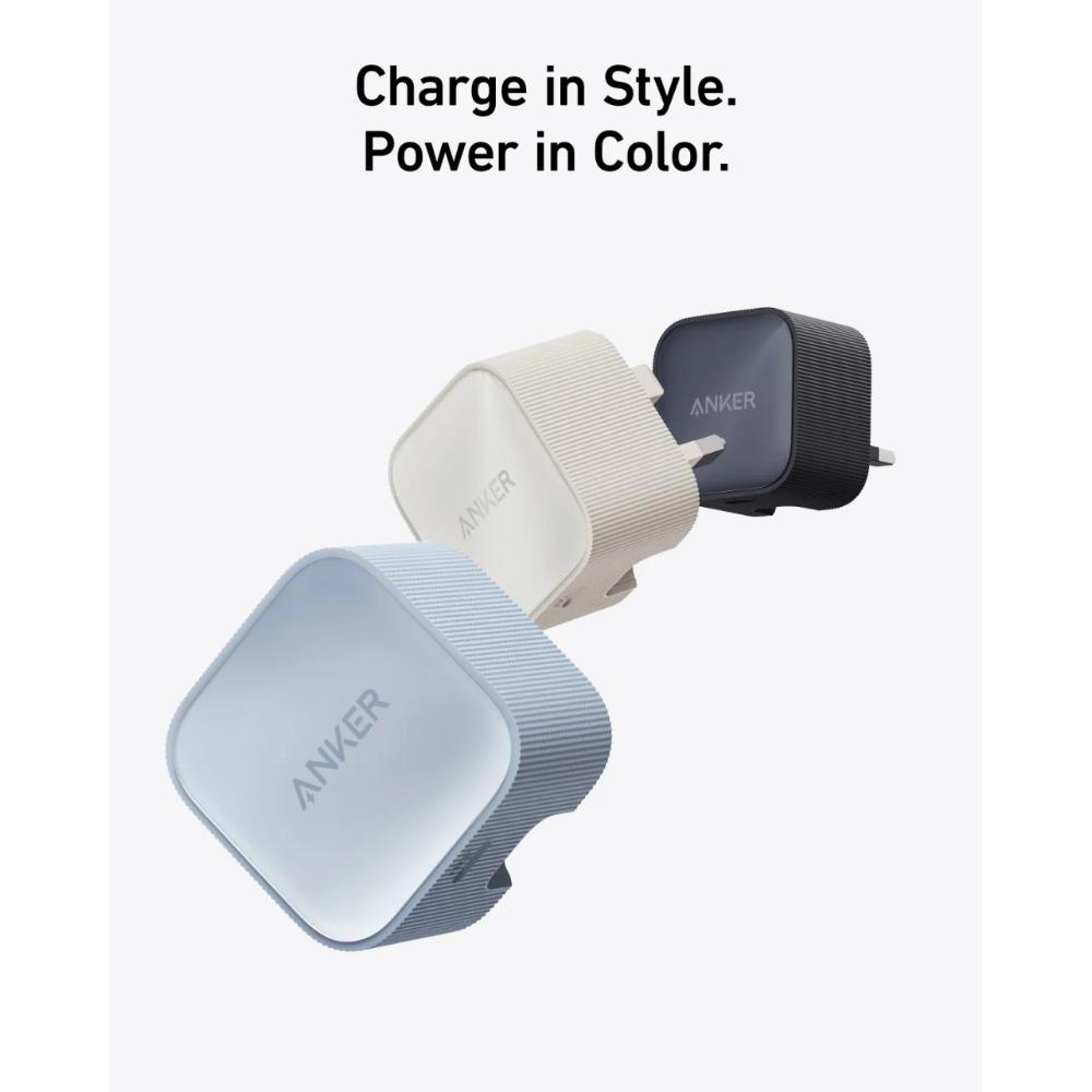 Anker Nano USB-C Wall Charger A2337 | 30W GaN Fast Charger | Compact Foldable USB-C Charger