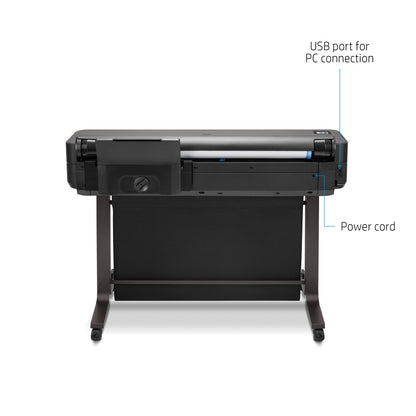 HP DesignJet T630 | Large Format Wireless Plotter Printer | 24" with Mobile Printing