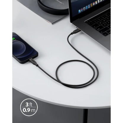 Anker 641 USB-C to Lightning Cable A8662 (Flow Silicone) | Fast Charging MFi Cable