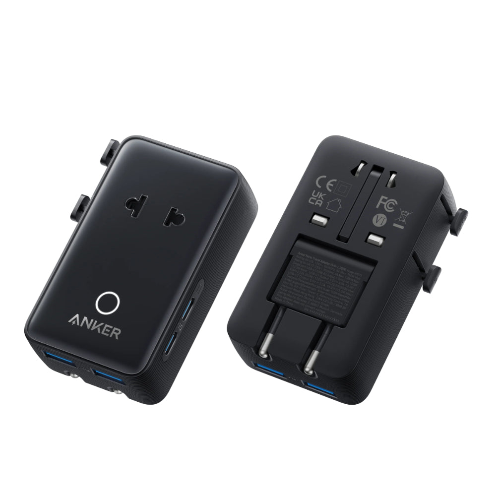 Anker A9215 5‑in‑1 Universal Plug | Multi‑Device Travel Adapter Pakistan
