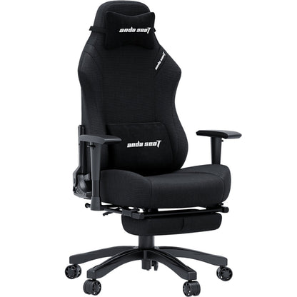 AndaSeat Luna Pro Gaming Chair with Footrest | Ergonomic Reclining | Folding Recliner Seat | Neck & Lumbar Support | Heavy-Duty Frame | ADULT SIZE