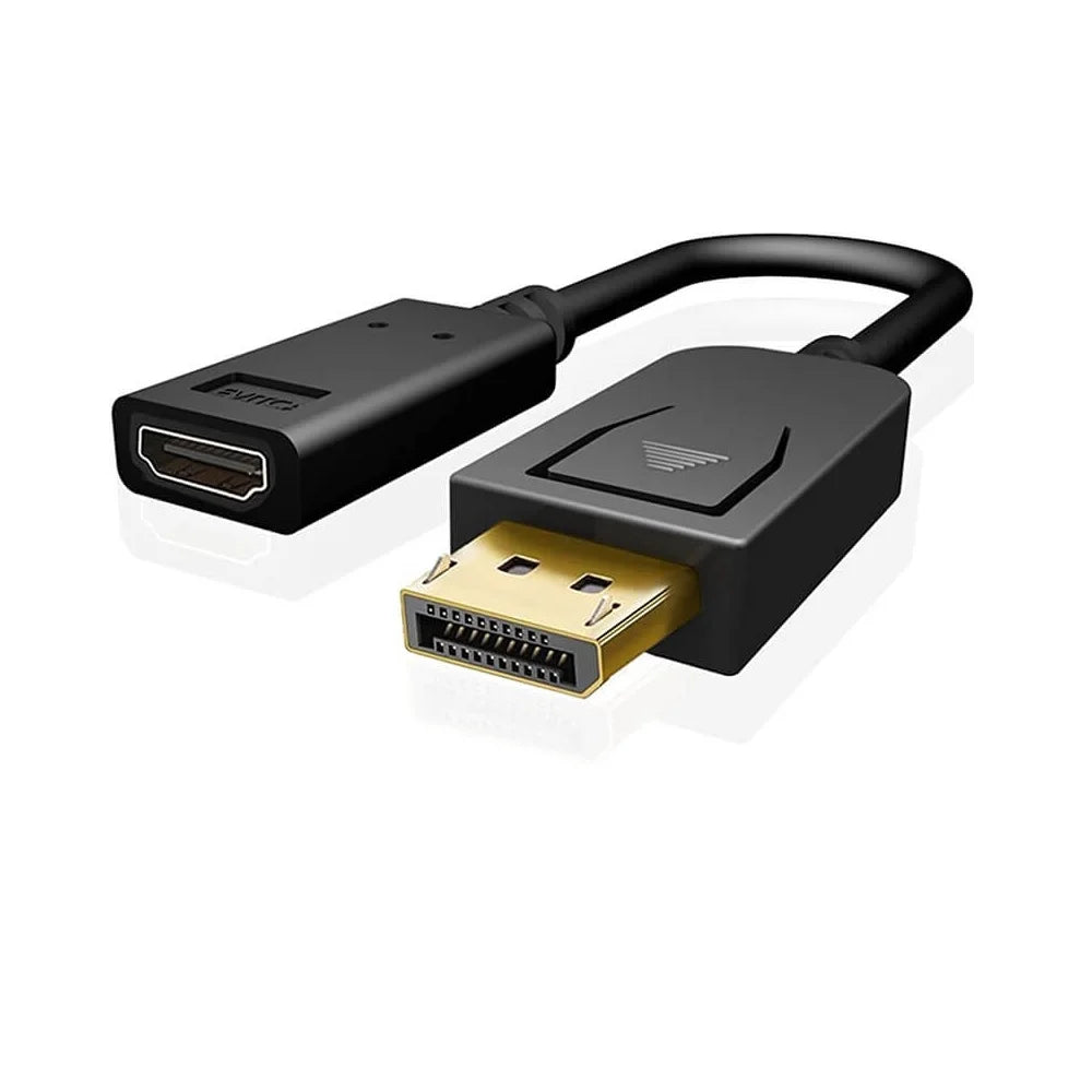 AMAZE A814 DisplayPort to HDMI Adapter Cable | 2 Meter | 4K Ultra HD @30Hz | Male-to-Male | Plug & Play | For Connecting DP-Enabled PCs to HDMI Displays