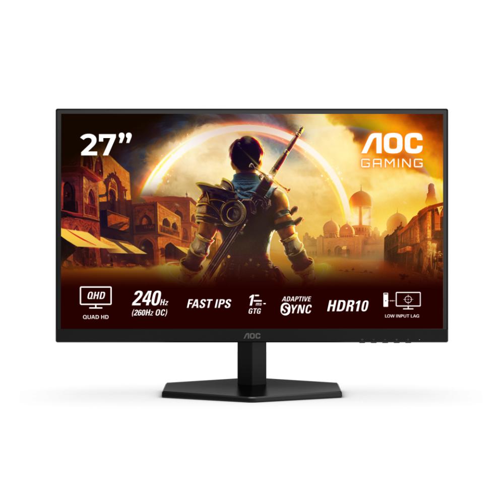 AOC Q27G42ZE Gaming Monitor | 27" QHD Fast IPS, 240Hz (260Hz OC), 1ms, AdaptiveSync, HDR10