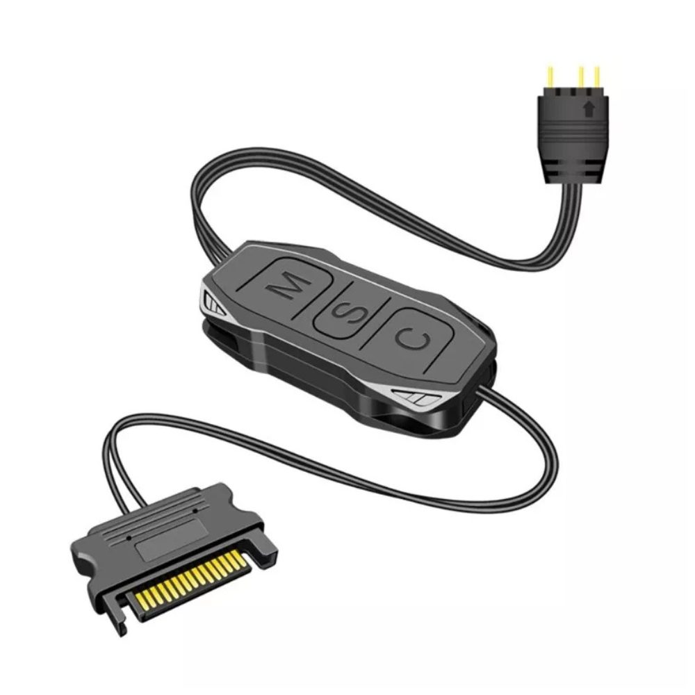 Ease ARGB Adapter | SATA to 5V 3-Pin Converter, RGB Controller Cable