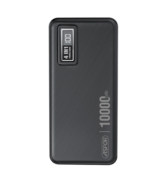 ASPOR A300 10000Mah Li-Polymer Battery 4 In1 Power Bank