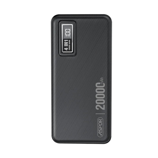 ASPOR A301 4 In 1 Power Bank 20000Mah With LCD Digital Display