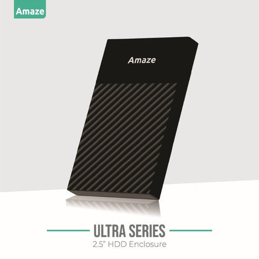 Amaze A210C Ultra Series 2.5″ SSD Case | Up to 6Gbps Speed, Type-C Port, 6TB Capacity | Premium External Enclosure