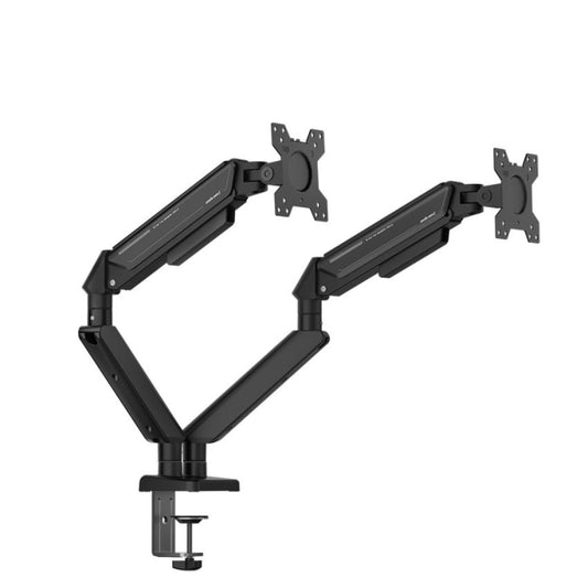 AndaSeat Stealth II Duo Black A6D-2S Ergonomic Monitor Arm | Built For Dual Monitor Setups | Supports Precise Height And Angle Adjustments