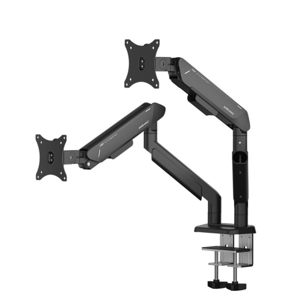 AndaSeat Stealth PRO II Duo A9-2S Ergonomic Dual Monitor Arm | High-Performance Dual-Monitor Flexibility |  Smooth Adjustment For Two Screens