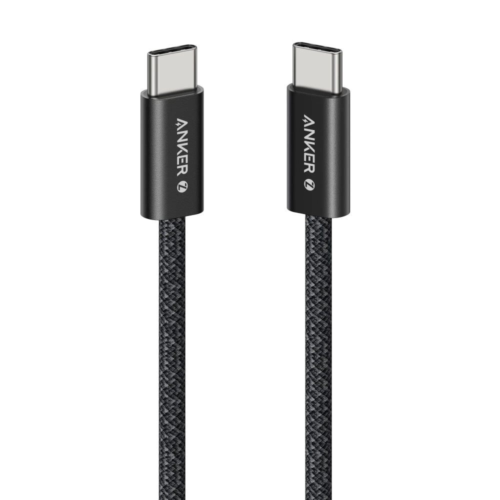 Anker Zolo A8060 | USB-C to USB-C Cable | 240W PD 3.1 Fast Charging | 1.5M Length | Braided Nylon | Dirt-Resistant Unibody | Sleek Low-Profile Connector | For MacBook Pro, Laptop, Tablet, Power Bank