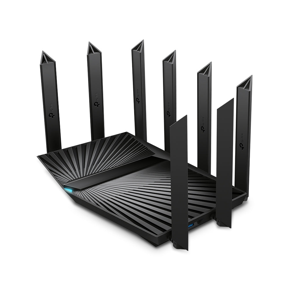 TP-Link Archer AX90 | AX6600 Tri-Band Wi-Fi 6 Router with 2.5G Port, Eight Antennas, and HomeCare Security