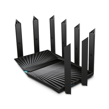 TP-Link Archer AX90 | AX6600 Tri-Band Wi-Fi 6 Router with 2.5G Port, Eight Antennas, and HomeCare Security