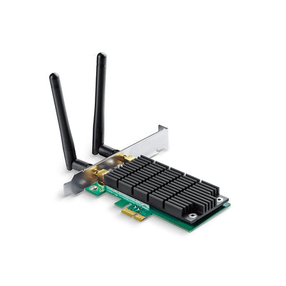 TP-Link Archer T6E AC1300 Wireless Dual Band PCI Express Adapter | High-Speed Dual Band Wi-Fi for Desktop PCs