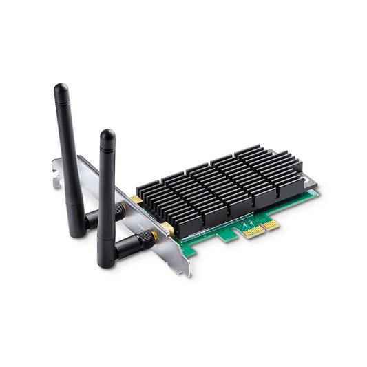 TP-Link Archer T6E AC1300 Wireless Dual Band PCI Express Adapter | High-Speed Dual Band Wi-Fi for Desktop PCs