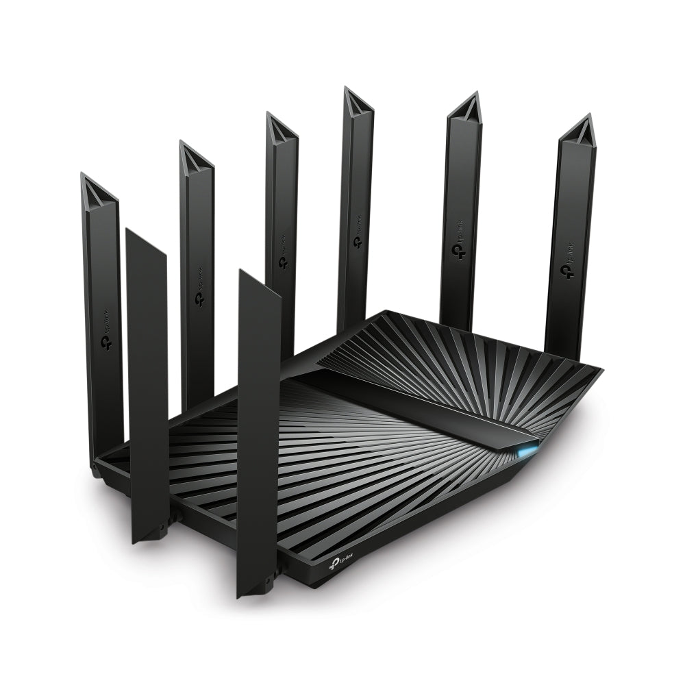 TP-Link Archer AX90 | AX6600 Tri-Band Wi-Fi 6 Router with 2.5G Port, Eight Antennas, and HomeCare Security