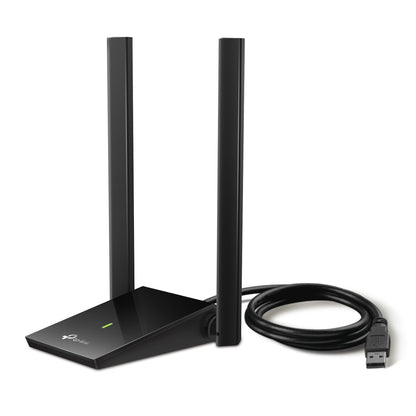 TP-Link Archer T4U Plus AC1300 Dual Antennas High-Gain Wireless USB Adapter | Ultra-Fast Dual-Band Wi-Fi with MU-MIMO and Adjustable Antennas