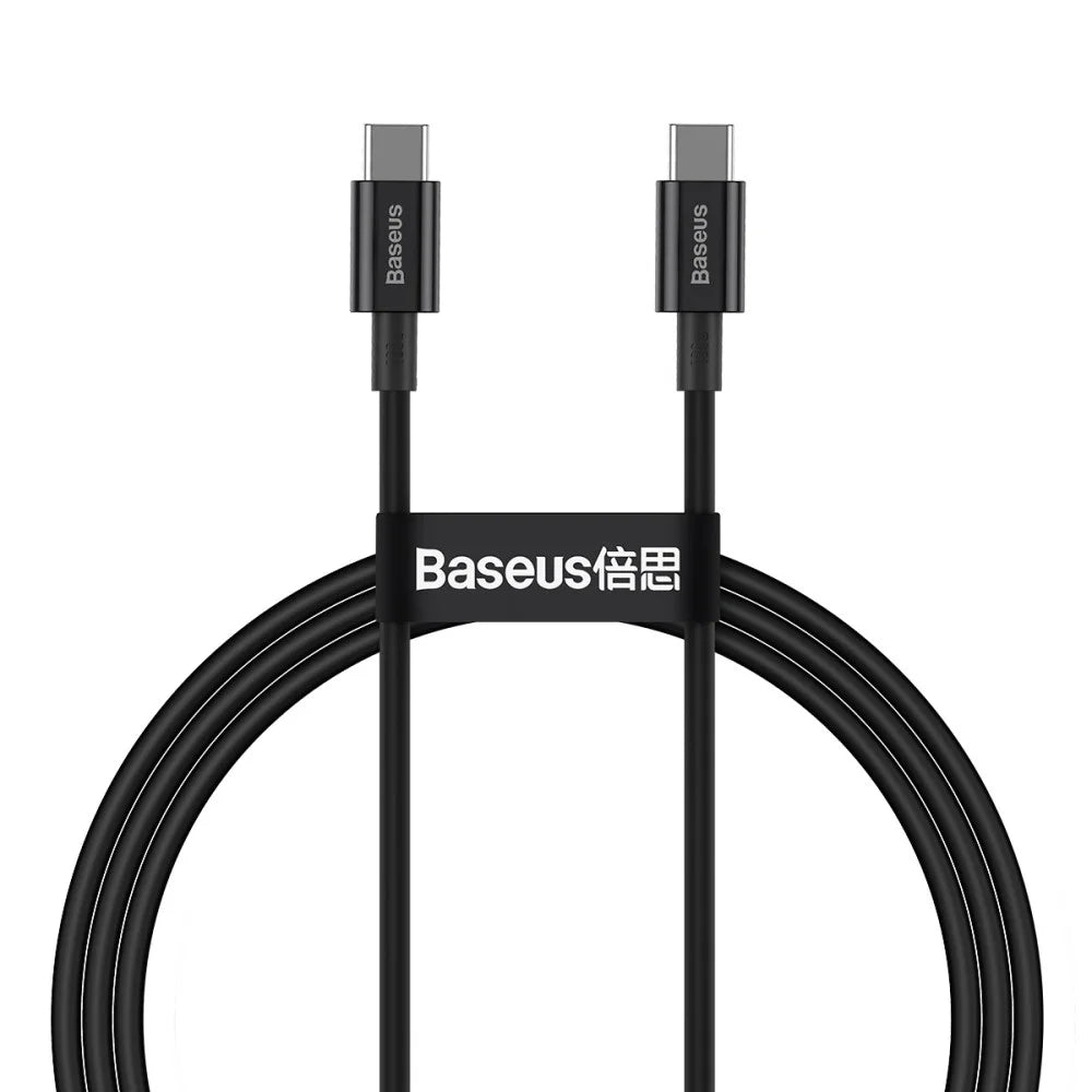 Baseus Superior Series | 100W USB Type-C to Type-C PD Fast &amp; Safe Charging Cable (1m, CATYS-B01)