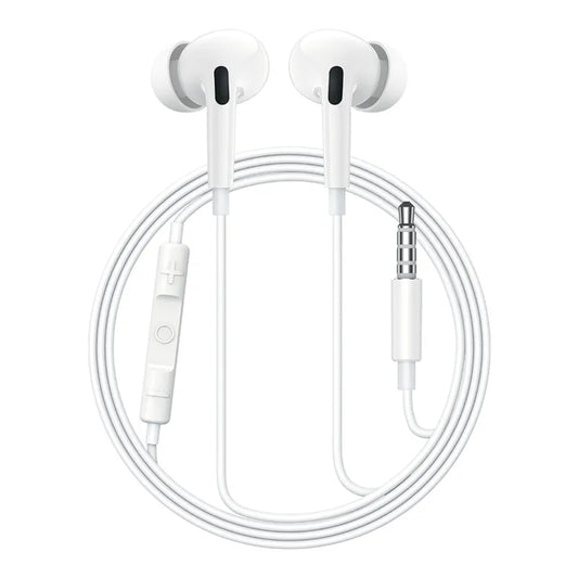Baseus Encok H18 | 3.5mm Wired In-Ear Headset | Stereo Sound | In-Line Mic | Ergonomic Fit | Lightweight Design | Black / White | For Phones, Tablets, Laptops, Audio Devices with 3.5mm Jack