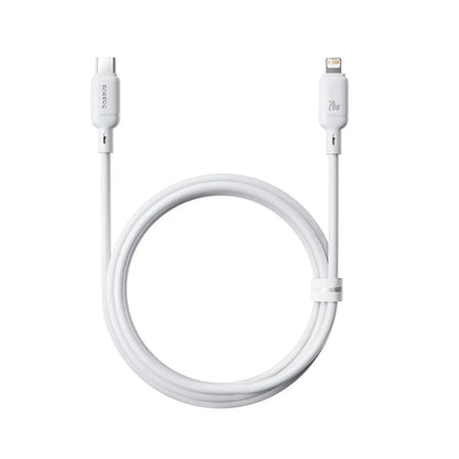 Baseus Crystal Shine Series | USB-C to Lightning Cable | 20W PD Fast Charging | 480Mbps Data | Braided | Glossy Metallic Finish | 1 Meter / 2 Meter | For iPhone, iPad, AirPods