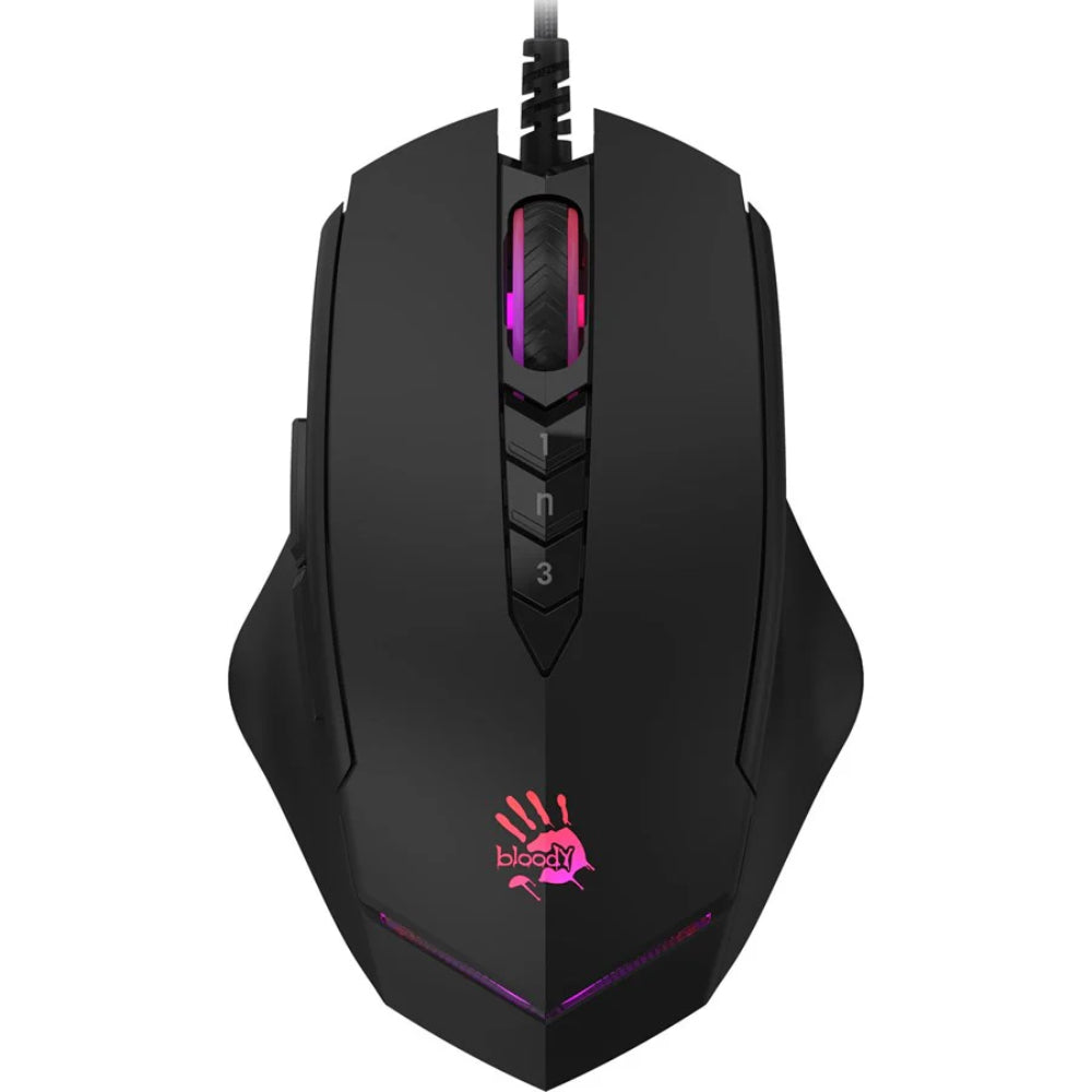 Bloody V8M Max | RGB Animation Gaming Mouse – Black Activated USB Edition