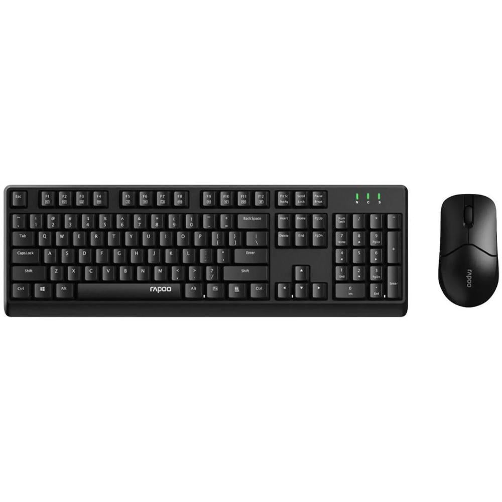 RAPOO X1500PRO Wireless Keyboard & Mouse Combo | 104-Key | 2.4GHz | 1000 DPI |