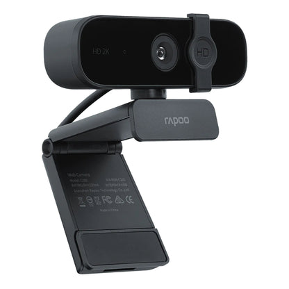 Rapoo C280 2K Webcam | 1440p HD Video | Dual Noise-Cancelling Mic | Privacy Cover | USB Plug & Play