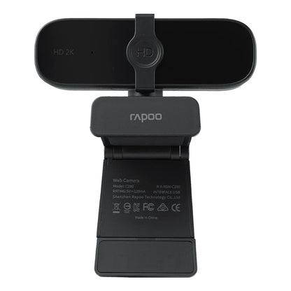 Rapoo C280 2K Webcam | 1440p HD Video | Dual Noise-Cancelling Mic | Privacy Cover | USB Plug & Play