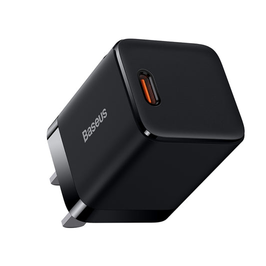 BASEUS GaN3 | Fast Charger 30W (1×USB‑C, CN Pin, Black) – Model CCGN010001