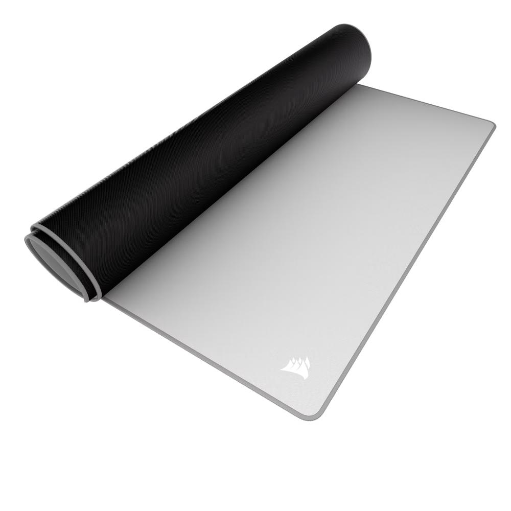 CORSAIR MM Anti-fray Cloth Gaming Mouse Pad – 3XL | Micro-Woven Surface | Anti-Fray Stitched Edges | Natural Rubber Base | Gray
