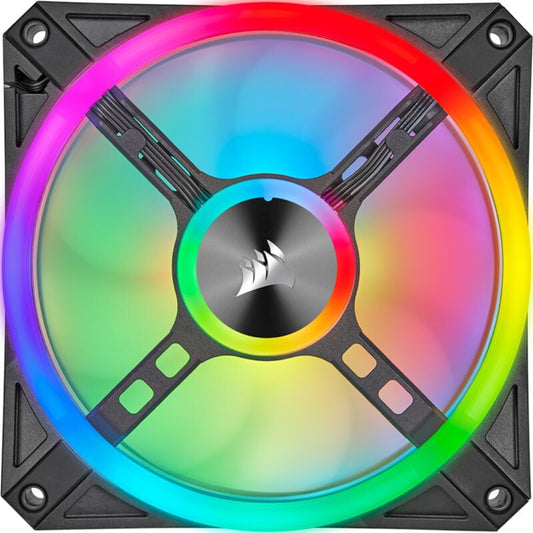 CORSAIR iCUE QL120 RGB 120mm PWM Triple Fan Kit | Premium RGB Cooling with Smart Lighting Control