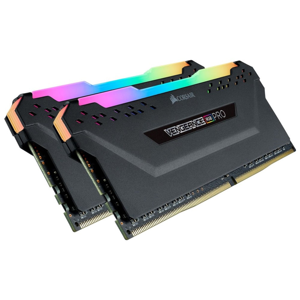 CORSAIR VENGEANCE® | RGB PRO 16GB (2 x 8GB) DDR4 DRAM 3600MHz C18 Memory Kit | Black