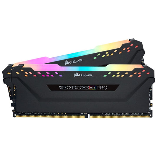 CORSAIR VENGEANCE® | RGB PRO 16GB (2 x 8GB) DDR4 DRAM 3600MHz C18 Memory Kit | Black