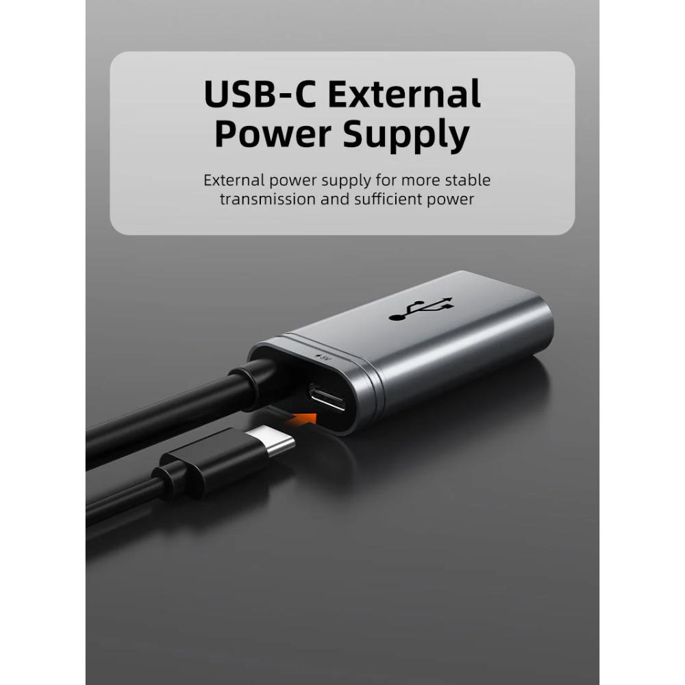 CABLETIME CA19 | Active USB 2.0 A Male to A Female Extension Cable | 480Mbps Data Transfer | Aluminum Shell | Multiple Length Options