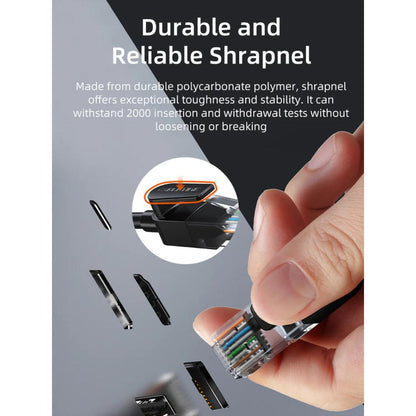 CABLETIME CN60 Cat 6 Ethernet Network Cable | 1000Mbps, 250MHz, UTP, Gold-Plated RJ45, PVC Jacket (1M - 30M)