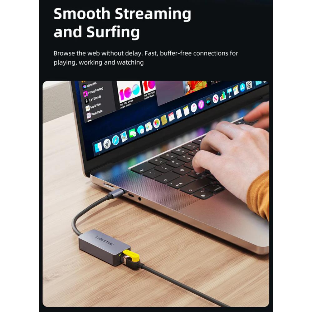 CABLETIME Cat 7 Ethernet Patch Cable | 10Gbps, 600MHz, S/STP Shielding, Gold-Plated Connectors (1M / 3M / 5M)