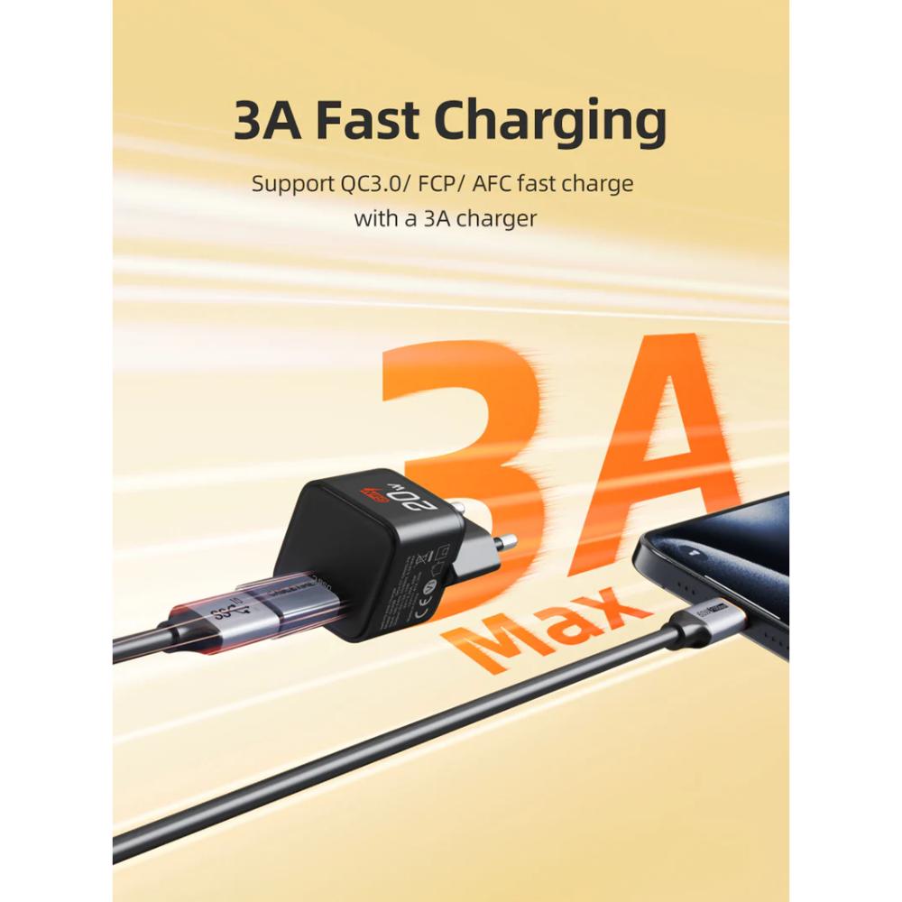 CABLETIME CP81G USB-C 3.2 Male to USB-A Female OTG Adapter | 10Gbps High-Speed Data Transfer | 3A Fast Charging | Aluminum Alloy Shell