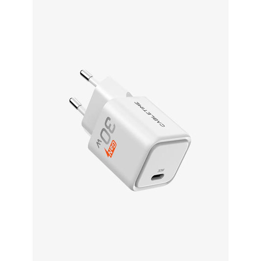 CABLETIME GA30W | 30W USB-C GaN Wall Charger, PD 3.0, EU Plug, Compact Travel Charger