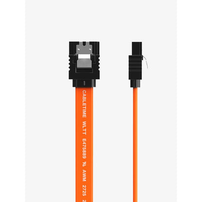 CABLETIME CAS2E SATA 3.0 Cable | Straight | 6Gbps | 0.5M | SSD/HDD Data Cable