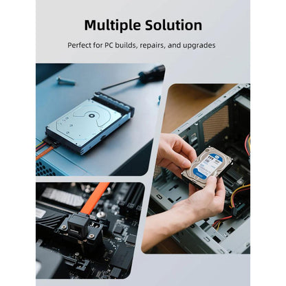 CABLETIME CAS1E SATA 3.0 Cable | Right Angle | 6Gbps | 0.5M | SSD/HDD Data Cable