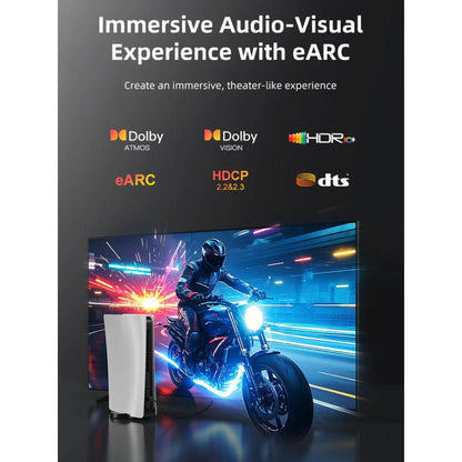 CABLETIME CH14 HDMI 2.1 Ultra-Slim Cable | 8K@60Hz, 4K@120Hz, 48Gbps, 3.8mm Design | 1M/2M/3M