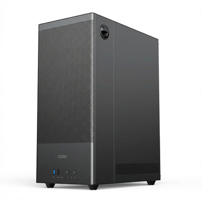 Ease EC120 Mesh & Tempered Glass | ARGB Mid Tower Case | 3 Pre-installed ARGB Fans | Screw-less Tempered Glass Panel